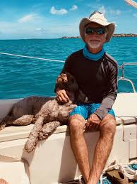 Andrew STEVENSON sur son bateau d'observation aux Bermudes